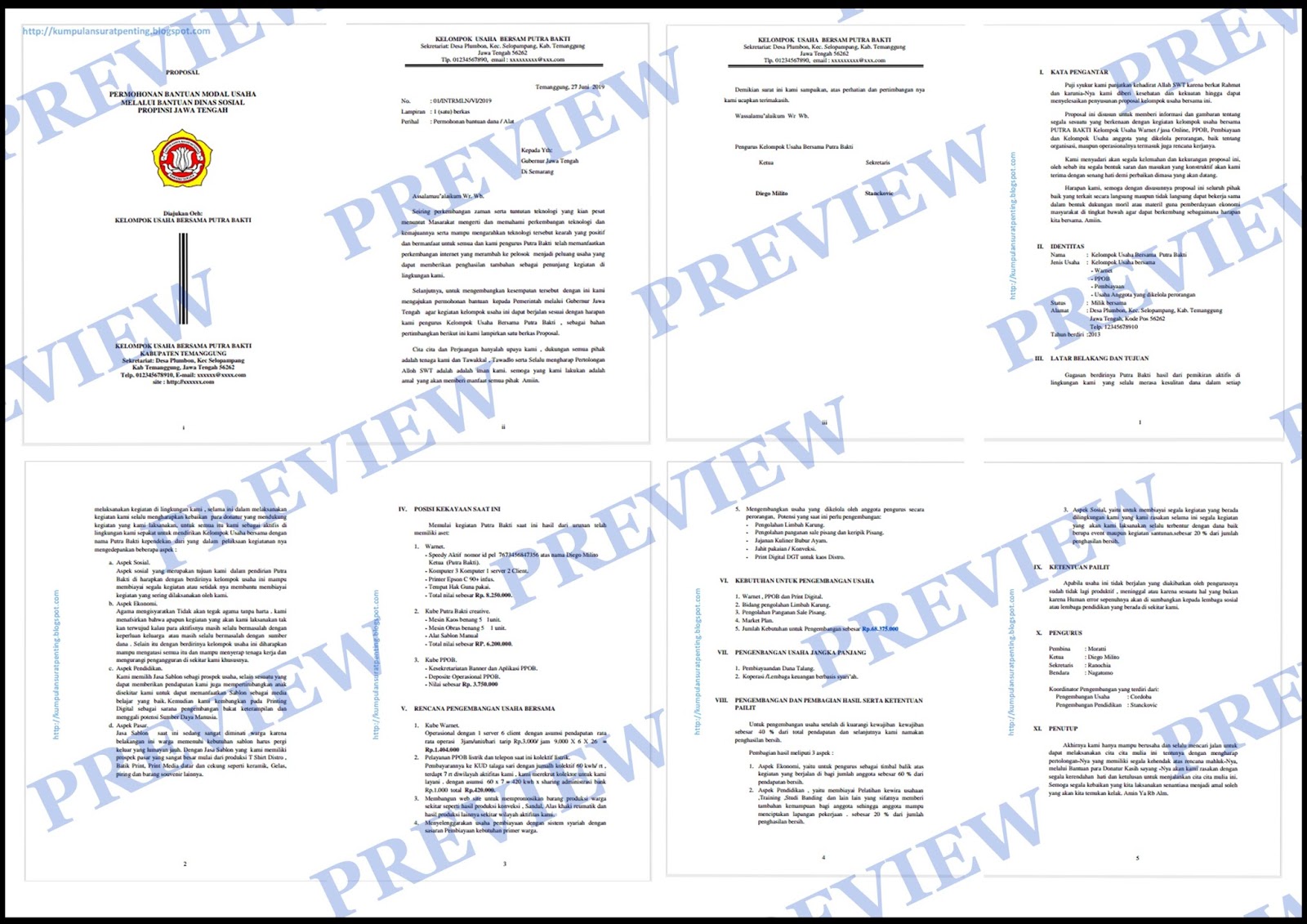 Contoh Proposal Usaha Contoh Surat Format Surat Surat | Review Ebooks
